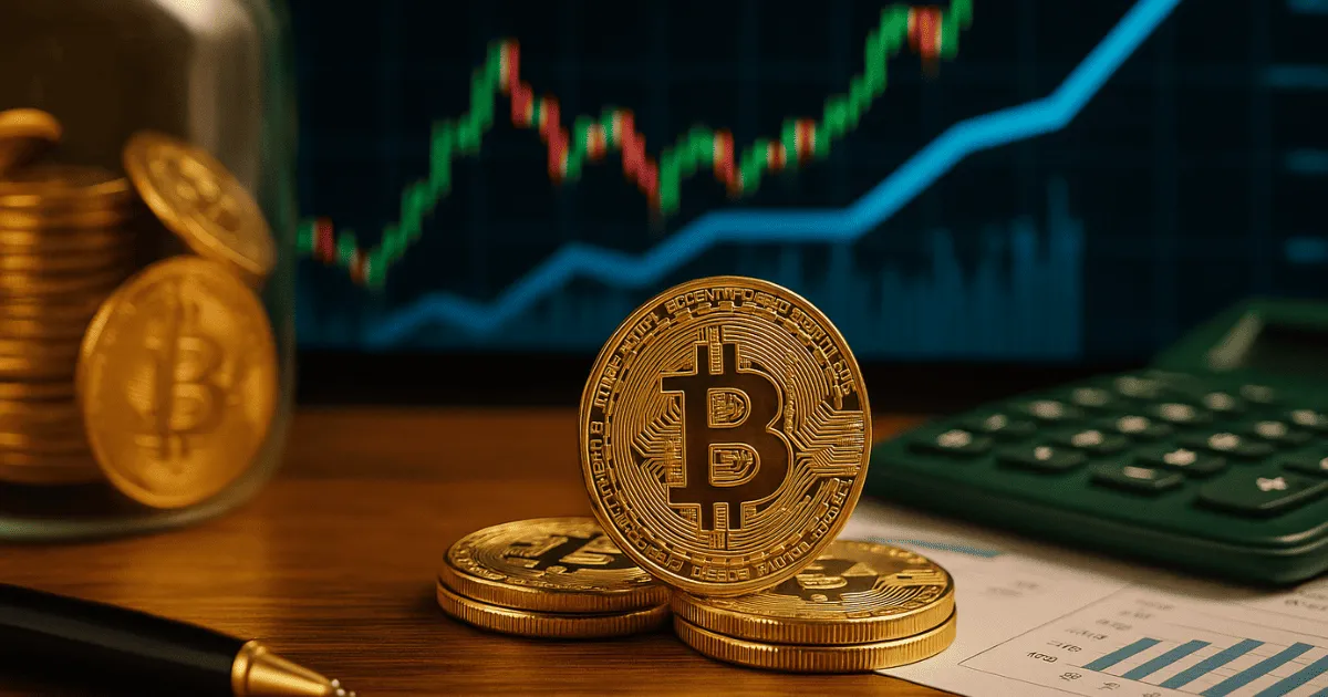 ビットコインのリターンイメージの画像